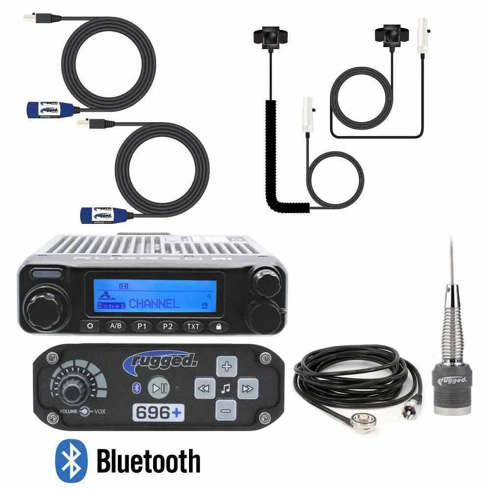 RRP696 2 Person Bluetooth Intercom Builder Kit with M1 Digital Radio
